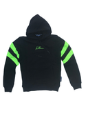 Michail - Hoodie met Neon Strepen en "ROLLEMAN" Borduring
