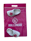 Mandy ClumpyKlompen Kids - Wit met Roze ROLLEMAN Logo