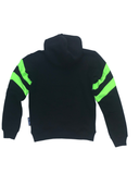 Michail - Hoodie met Neon Strepen en "ROLLEMAN" Borduring