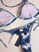 ROLLEMAN Lucia Bikini - Luipaardprint Blissful Blue Wit Zwart
