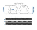 Pino Trendy Kids Hoodie - Black with Turquoise Accents