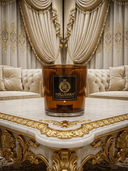 ROLLEMAN® Glazen Theelichthouder | Amber | XL + Geur Theelicht Calming Oudh