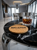 ROLLEMAN® Untersetzer | EST.2020 | Premium Naturkork | Lasergravur