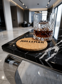 ROLLEMAN® Untersetzer | EST.2020 | Premium Naturkork | Lasergravur
