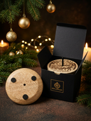 ROLLEMAN® Untersetzer-Set | Kwante Weihnachten | 6er-Set inkl. Ständer | Limitierte Auflage