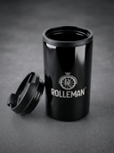 ROLLEMAN® Thermosbeker | Roestvrij Staal | 290ml | Zwart | Wheel