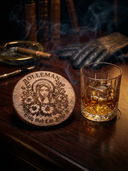 ROLLEMAN® Untersetzer aus Holz | Maria | Only God Can Judge Me | Limitierte Auflage