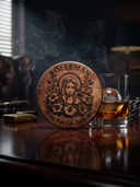 ROLLEMAN® Untersetzer aus Holz | Maria | Only God Can Judge Me | Limitierte Auflage