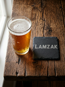 ROLLEMAN® Leisteen Bierviltje | Gegraveerd Bargoens Woord