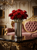 ROLLEMAN® Luxury Decorative Vase | Hurricane Lamp | Mirrored Bronze Glass | 20 cm