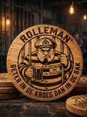 ROLLEMAN® Palermo Don Untersetzer — 6er-Set inkl. Ständer | Mangoholz | Limitiert
