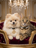 ROLLEMAN® Haustieranhänger | Vergoldeter Anhänger | Hund · Katze · Kaninchen