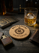 ROLLEMAN® | Korkuntersetzer | Ø10 cm | Für die beste Pappe
