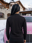 Cassandra | ROLLEMAN® | Dames Trainingsjasje | Zwart & Roze