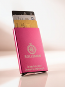 ROLLEMAN® Aluminium Kartenetui | Bad Girl Edition | Rosa