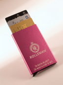 ROLLEMAN® Aluminium Kartenetui | Bad Girl Edition | Rosa