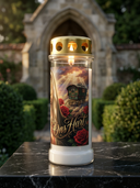 ROLLEMAN® Gedenkkerze | Für Immer in Unserem Herzen | Traveller Edition — 70 Stunden Brenndauer