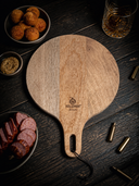 ROLLEMAN® Snackbrett | Luxus Knastfutter Edition | Mangoholz | Handgemacht
