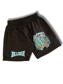 Gypsy Cartel | ROLLEMAN® | Swim Shorts | Black/Turquoise