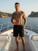 Henry Premium Short - Sneldrogend - Zwart/Neon Geel
