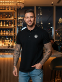 Peaky Short Sleeve Polo Shirt for Men
