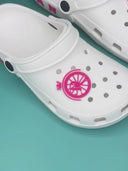 Mandy ClumpyKlompen Kids - Wit met Roze ROLLEMAN Logo