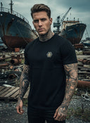 Carlo - Heren T-Shirt ROLLEMAN® Gold Metal Logo