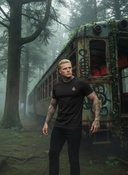 Logo Basic – Herren-T-Shirt mit ROLLEMAN®-Logo-Patch (Premium)