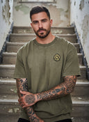 Elias - Herren-T-Shirt ROLLEMAN® Vintage-Look Oversized