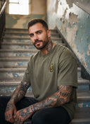Elias - Herren-T-Shirt ROLLEMAN® Vintage-Look Oversized