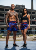 Unisex-Muay-Thai- und Kickbox-Shorts mit Krokodilmotiv