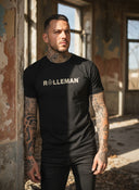 Silvanus – Herren-T-Shirt mit ROLLEMAN®-Logo, ikonisch, Grau