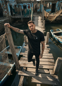 Filip - Men's T-Shirt ROLLEMAN® Patch Logo