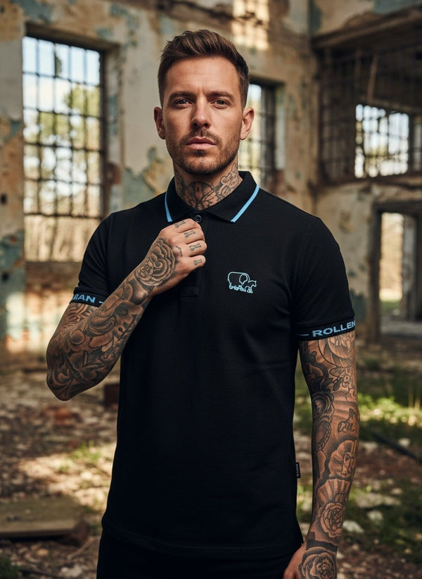 DJANGO Kurzarm-Poloshirt für Herren
