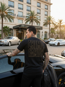 The Don - Men's T-Shirt ROLLEMAN® Rhinestone Stones Bear Corleone Mafia